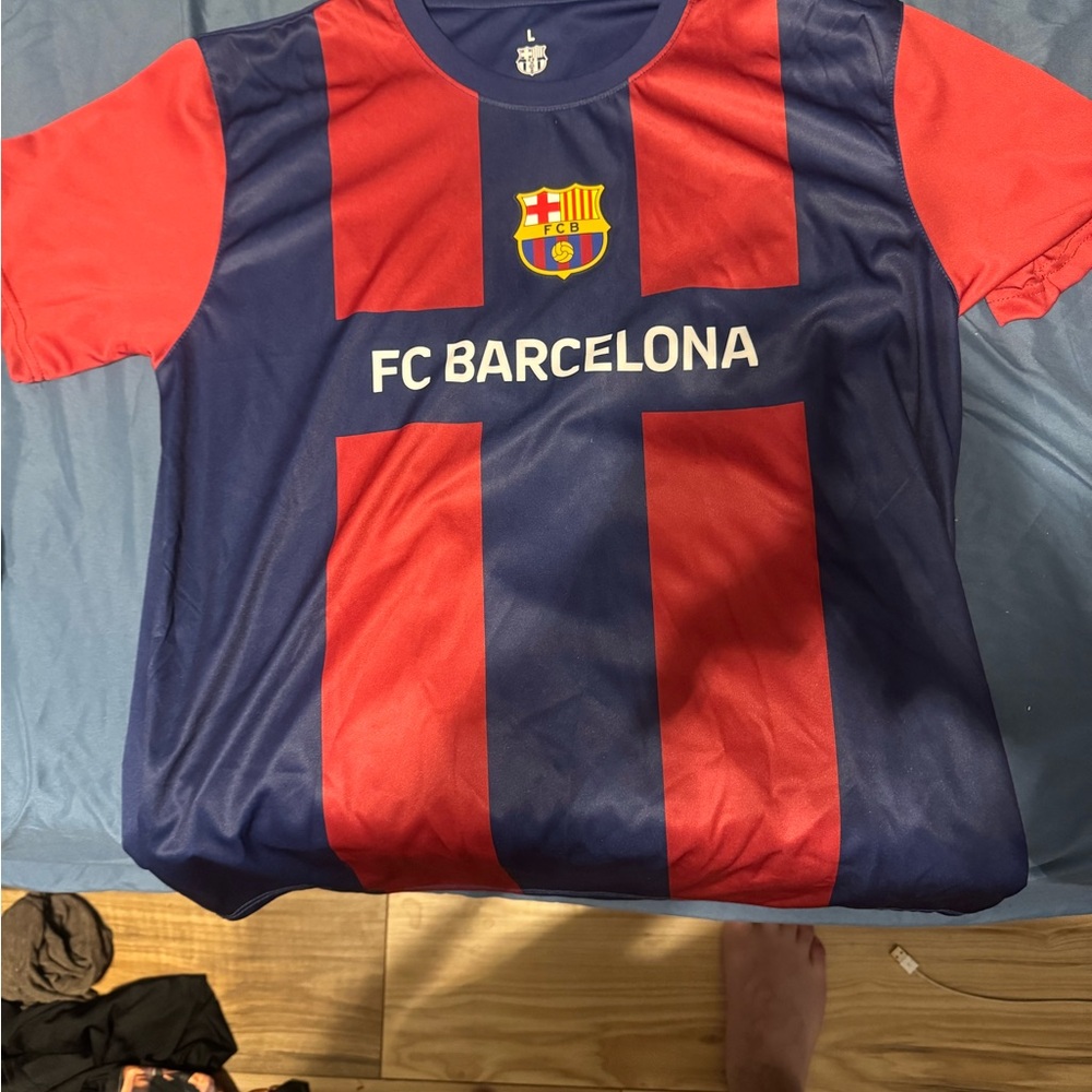 FC Barcelona Men's Jersey - Red and Blue
